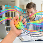 Rainbow Color Dumpling Squishy
