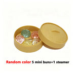 5Pcs Mini Dumplings With Steamer Bun