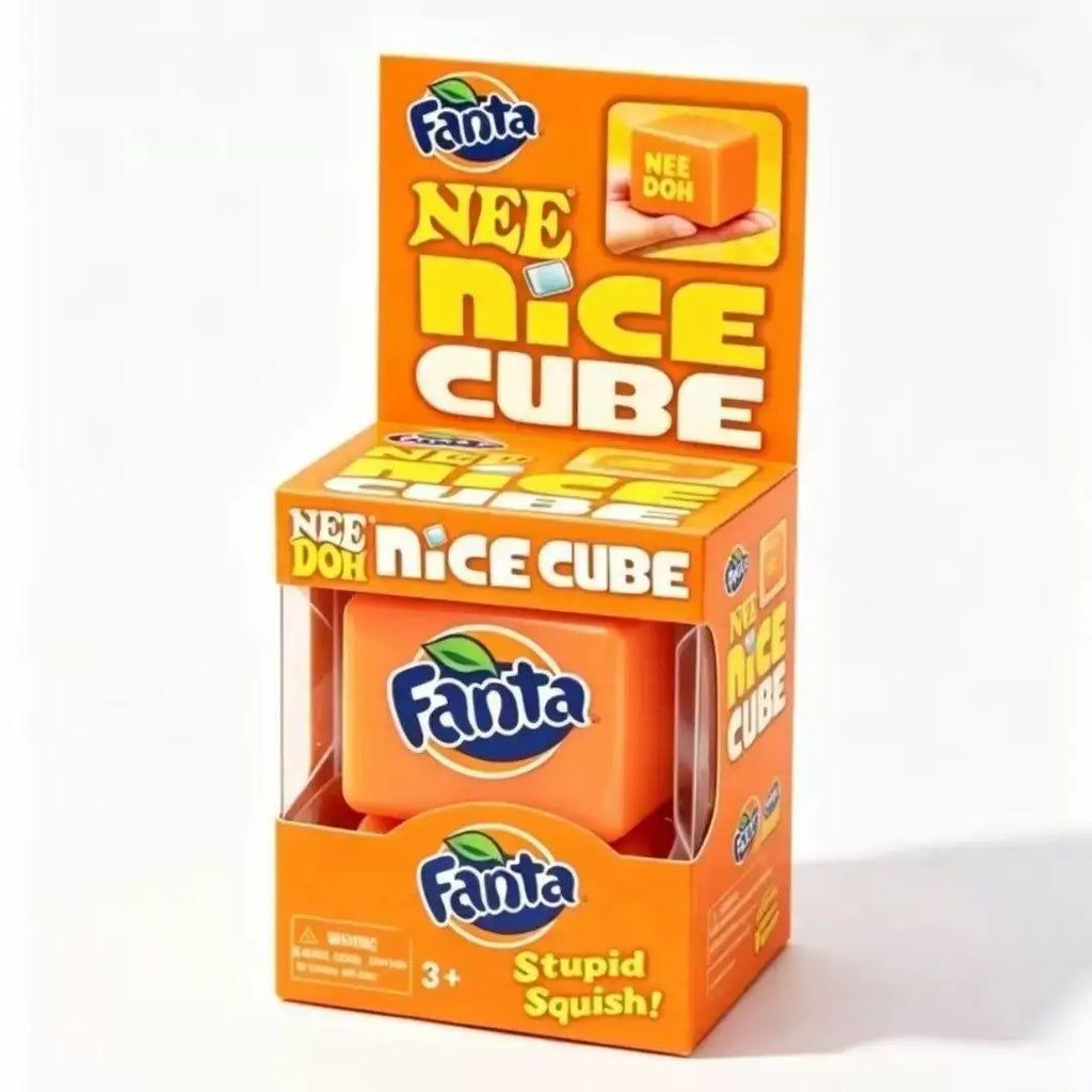 Needoh Nice Cube Squishy ORANGE, BLUE, GREEN & RED