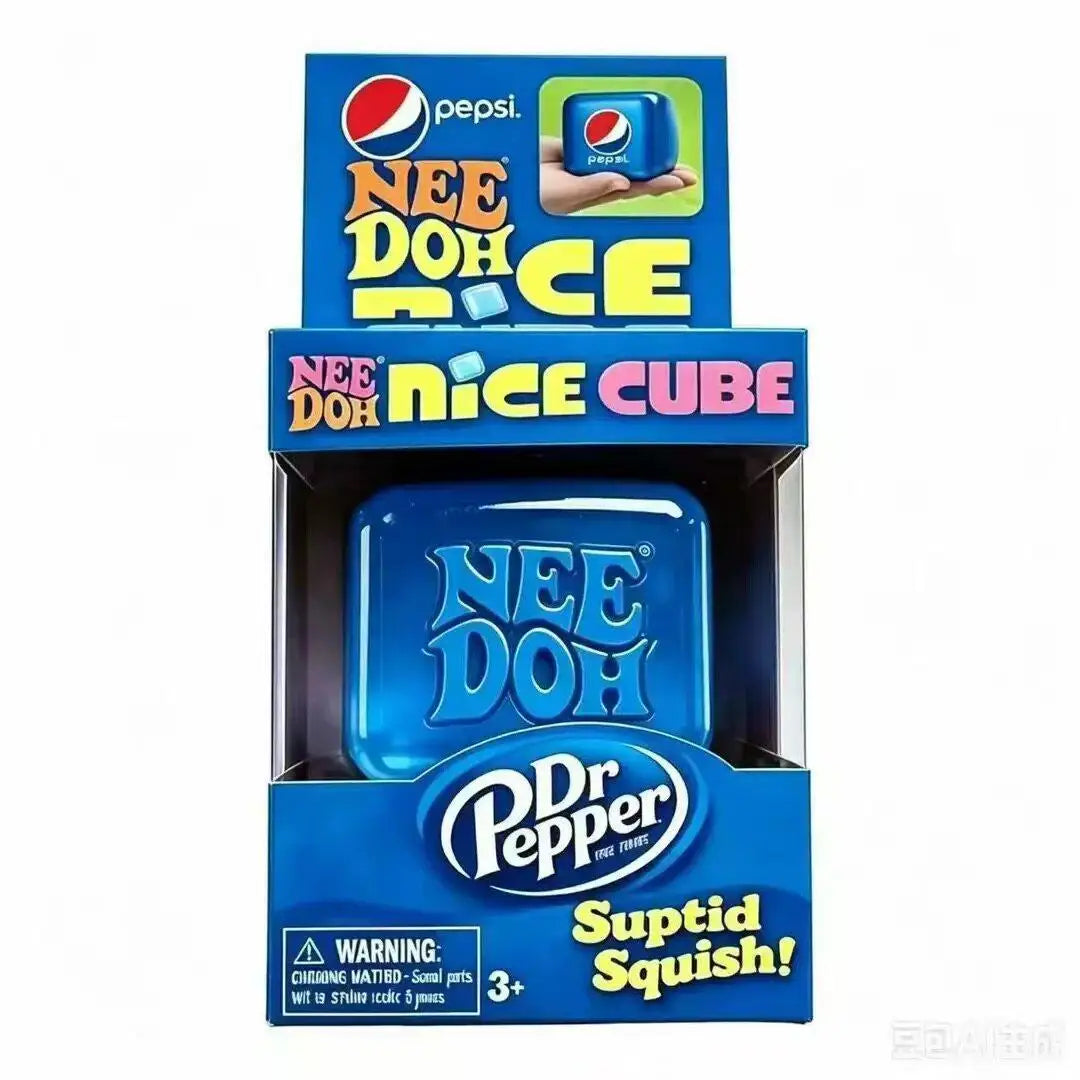 Needoh Nice Cube Squishy ORANGE, BLUE, GREEN & RED