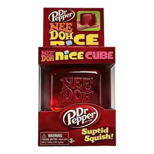 Needoh Nice Cube Squishy ORANGE, BLUE, GREEN & RED