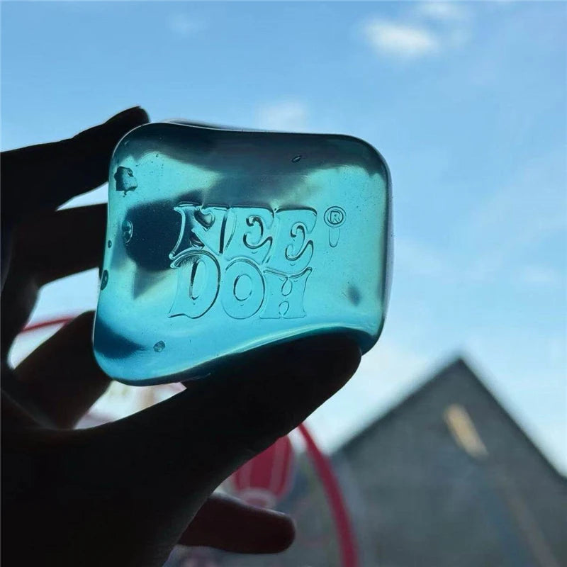 NeeDoh Nice Cube Squishy BLUE, PURPLE & PINK